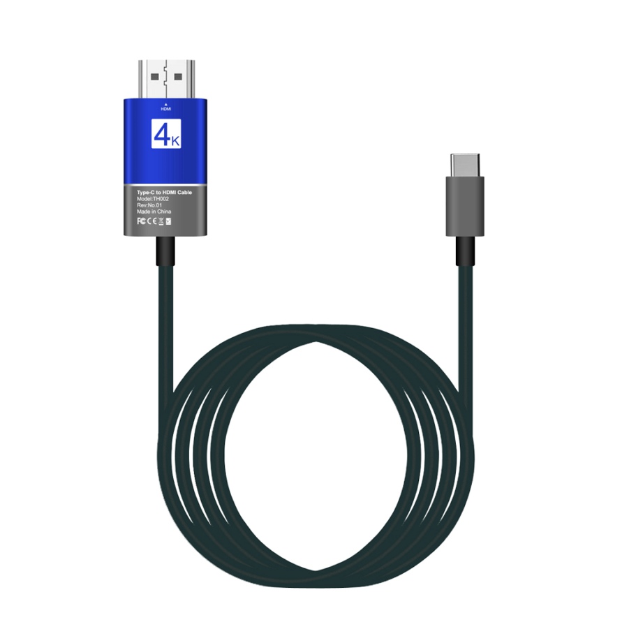 USB 3.1 Type-C to HDMI male cable with CYPRESS chip and USB power